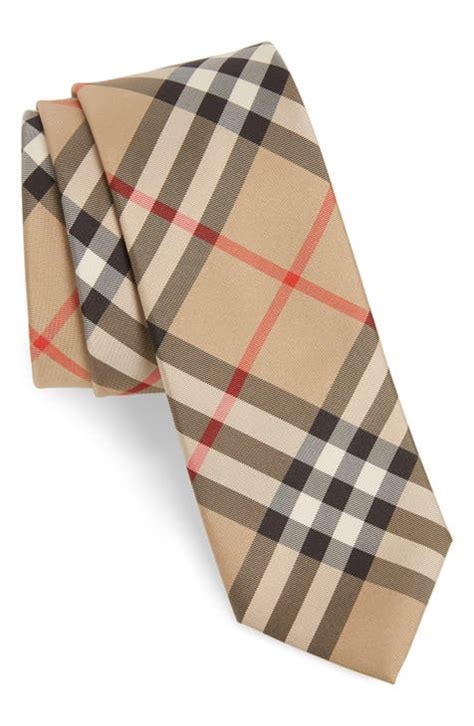 mens burberry skinny tie|Burberry ties outlet.